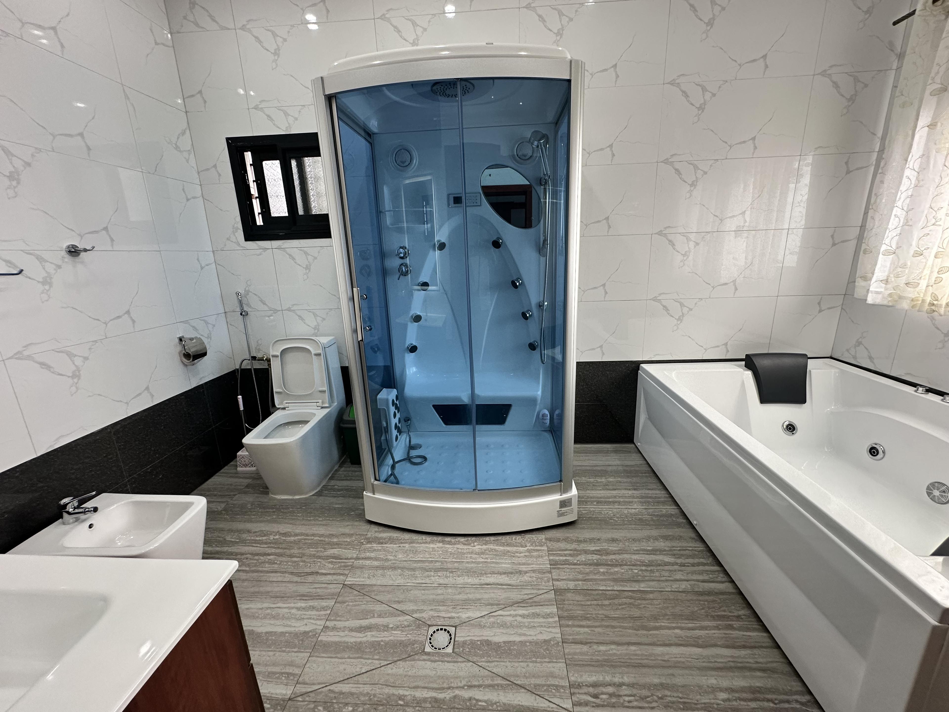 Suite bedroom with premium finishes