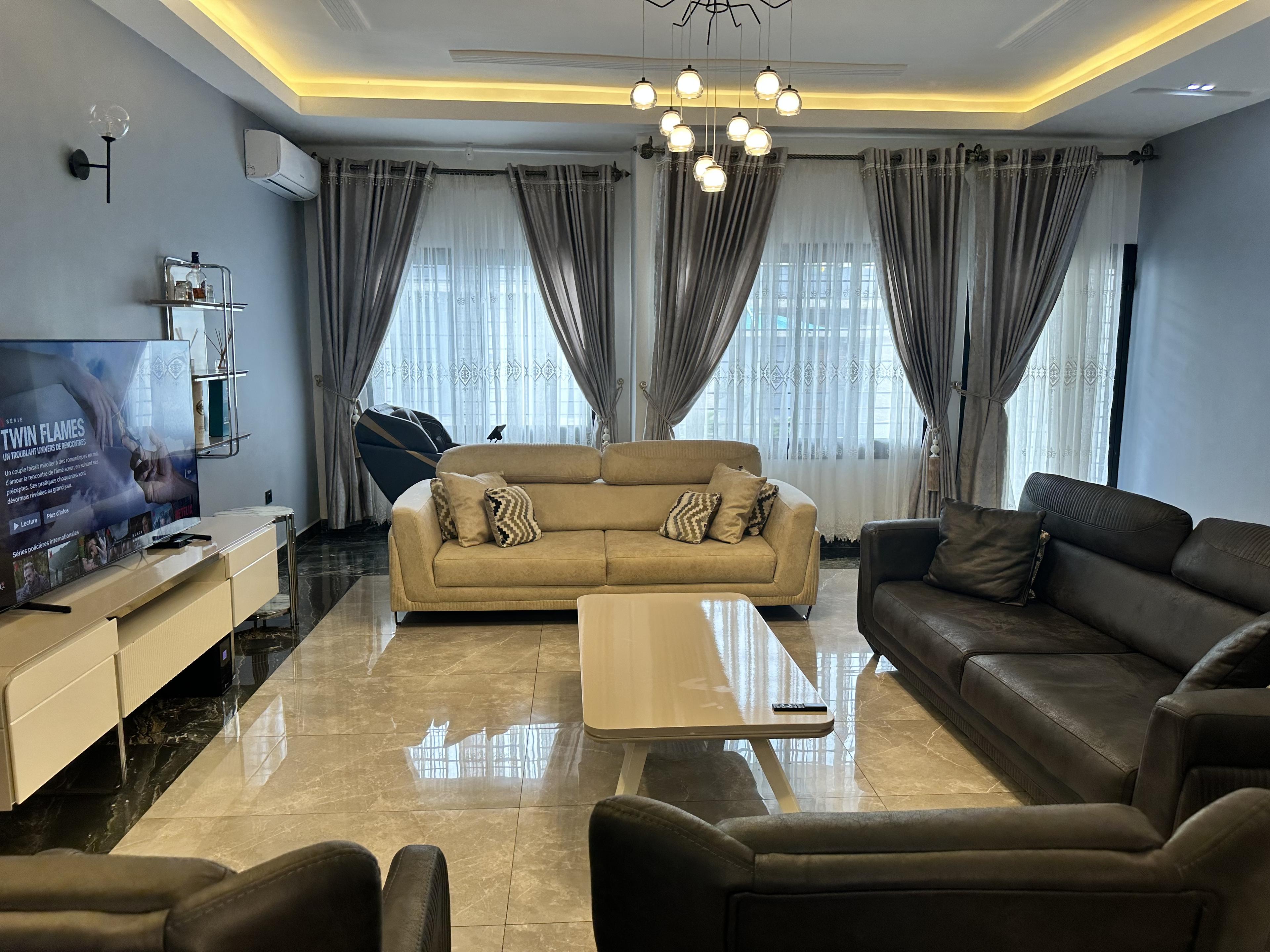 Open living room concept